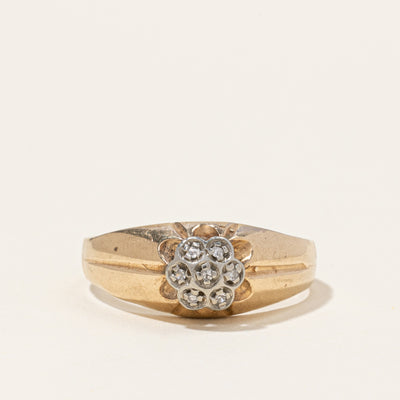Diamond Cocktail Ring | 0.04ctw |SZ 8.25 |