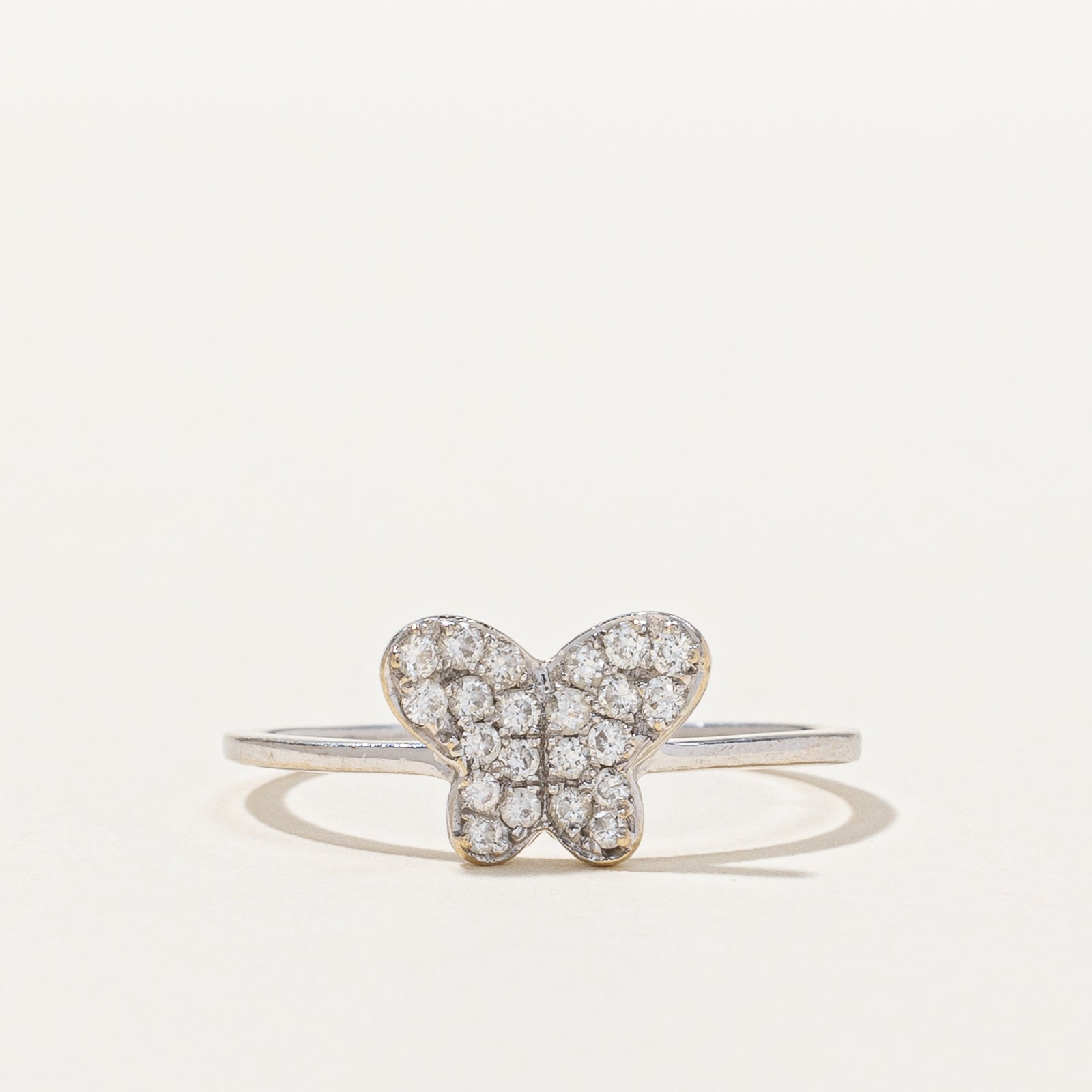 Diamond Butterfly Ring | 0.20ctw | SZ 6.25 |