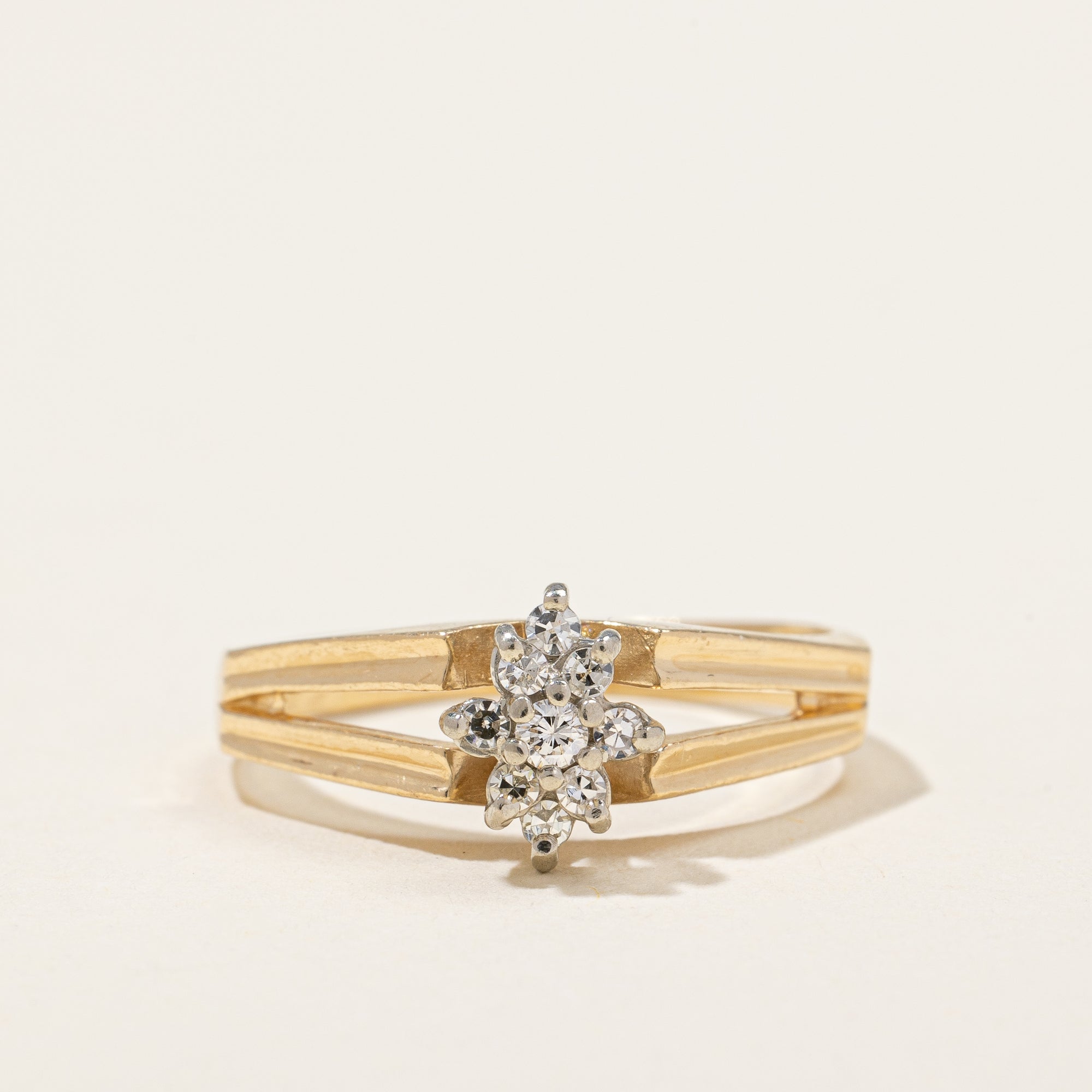 Diamond Cluster Ring | 0.13ctw | SZ 7.25 |