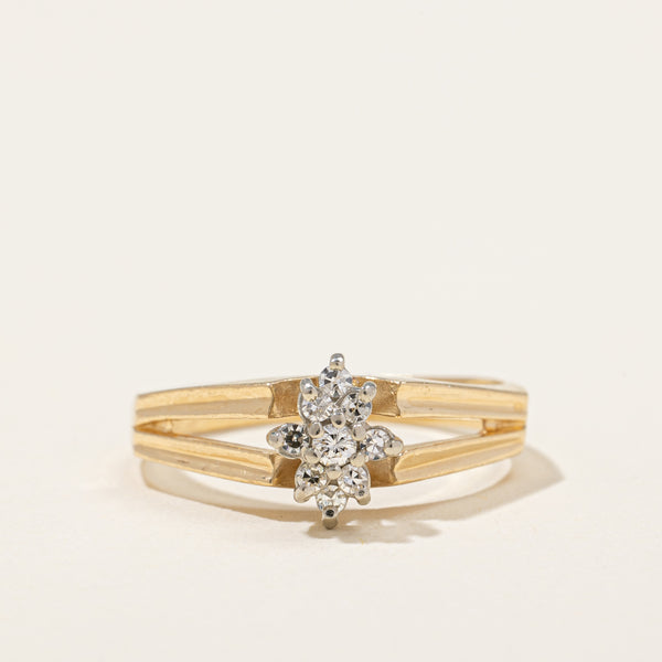 Diamond Cluster Ring | 0.13ctw | SZ 7.25 |