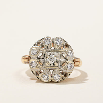 Diamond Cocktail Ring | 0.30ctw | SZ 7.25 |