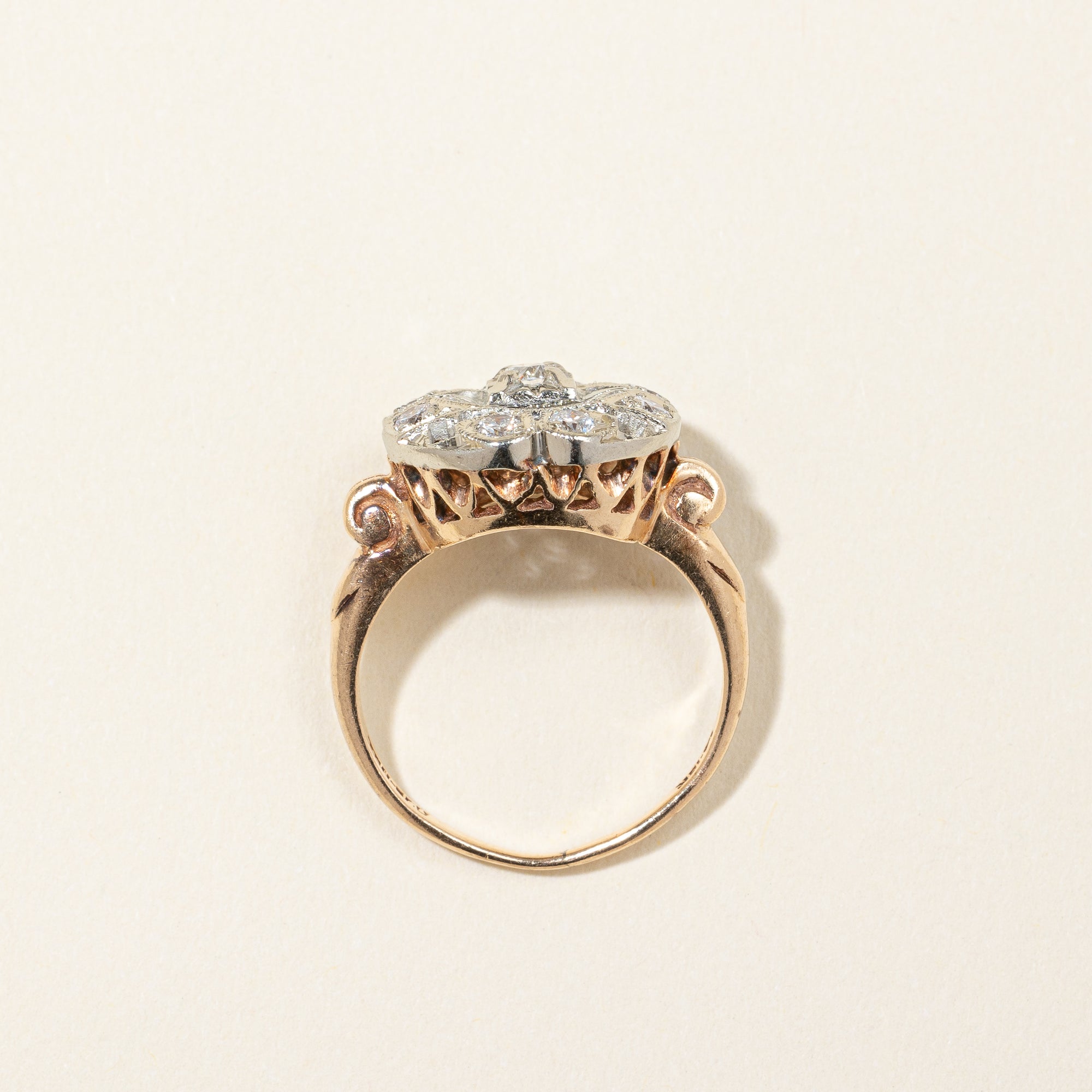 Diamond Cocktail Ring | 0.30ctw | SZ 4.5 |