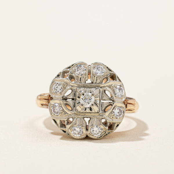 Diamond Cocktail Ring | 0.30ctw | SZ 4.5 |