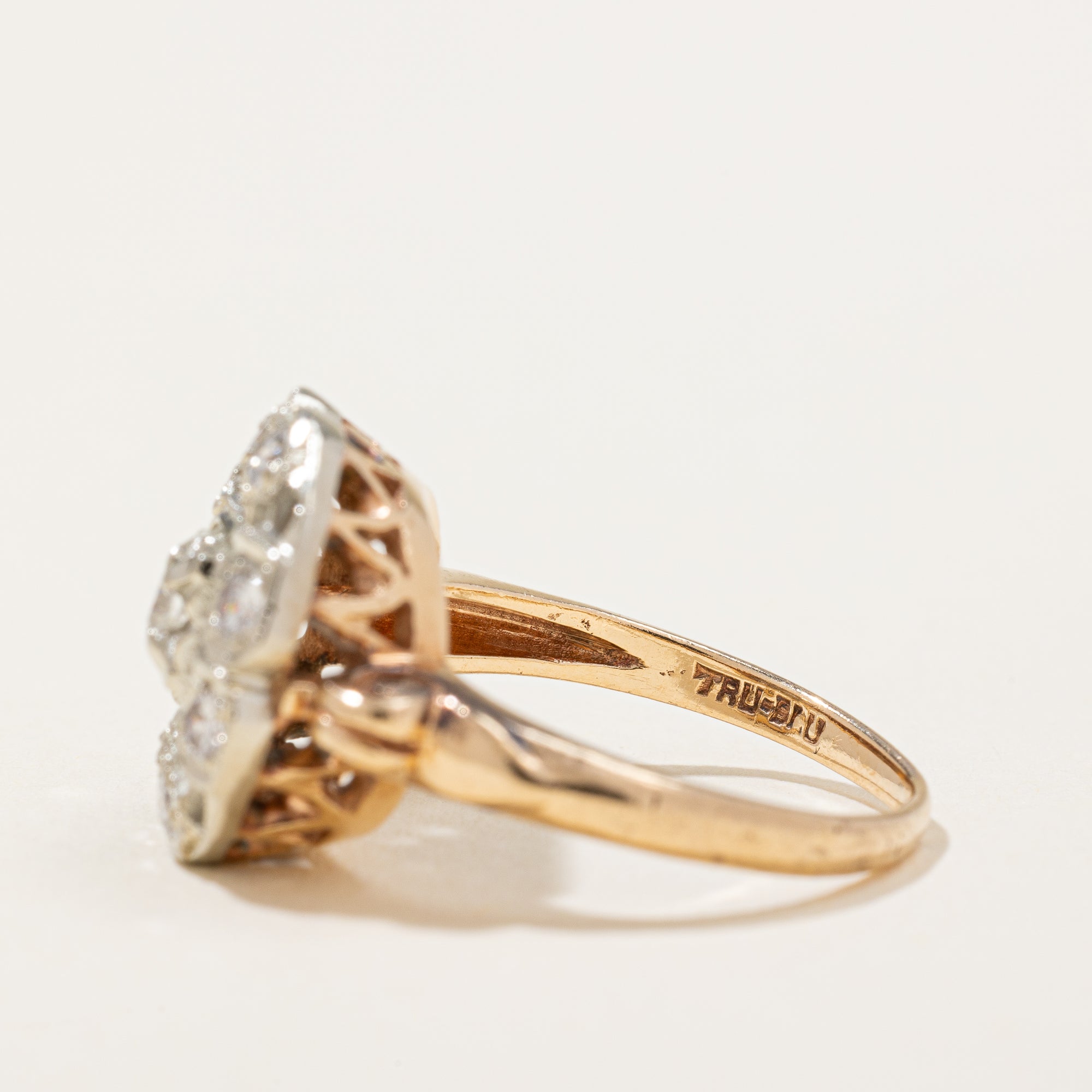 Diamond Cocktail Ring | 0.30ctw | SZ 4.5 |