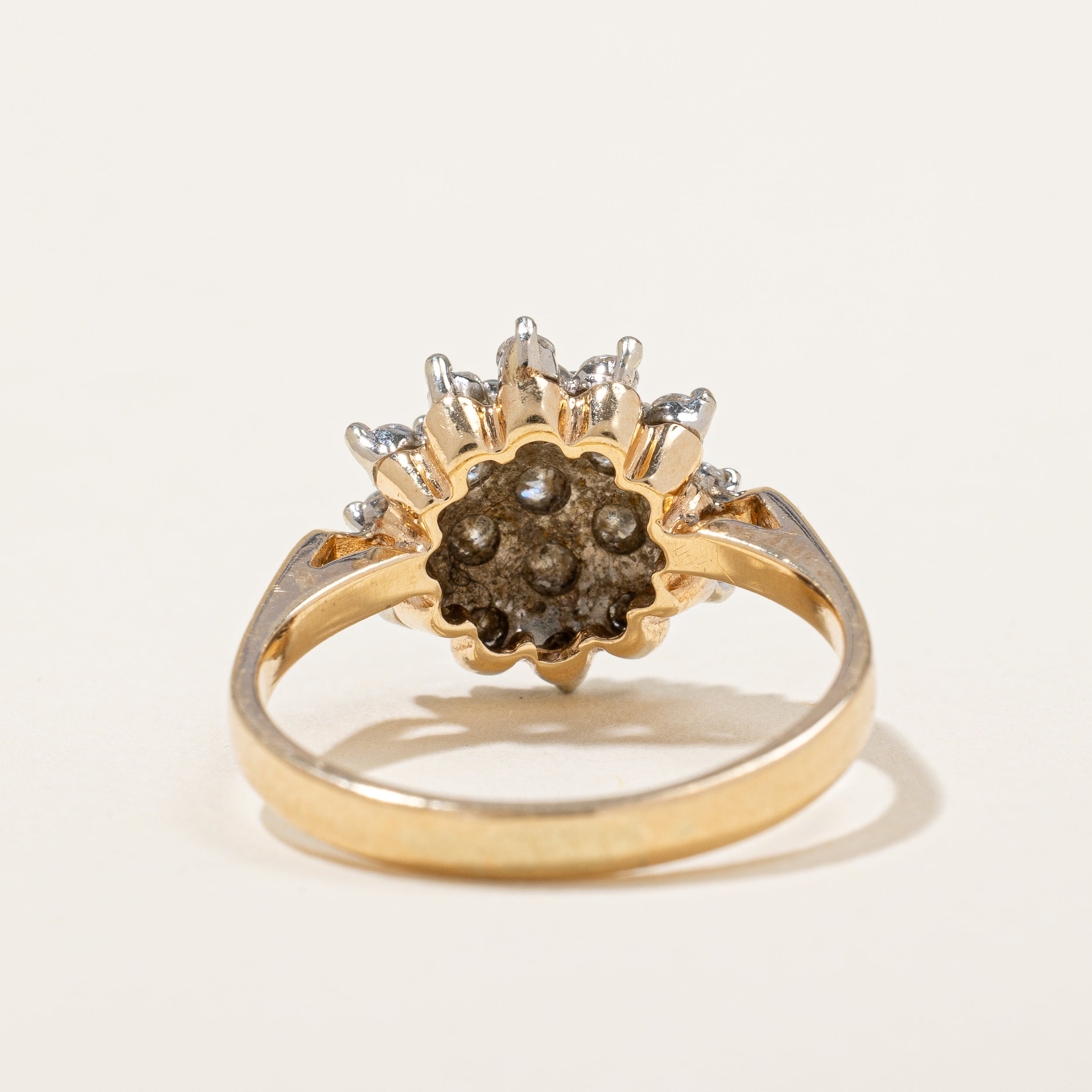 Diamond Cocktail Ring | 0.66ctw | SZ 6.75 |