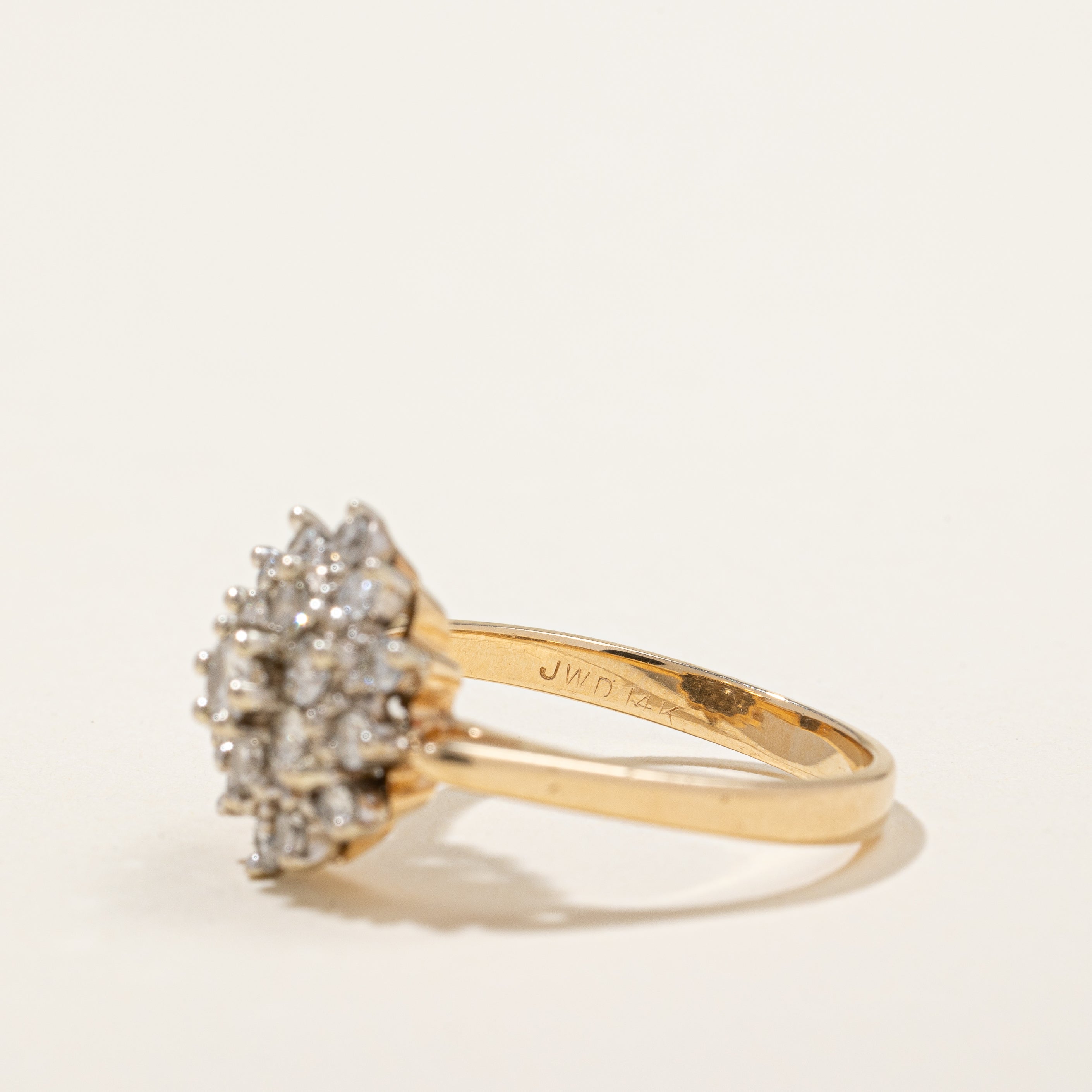 Diamond Cocktail Ring | 0.66ctw | SZ 6.75 |