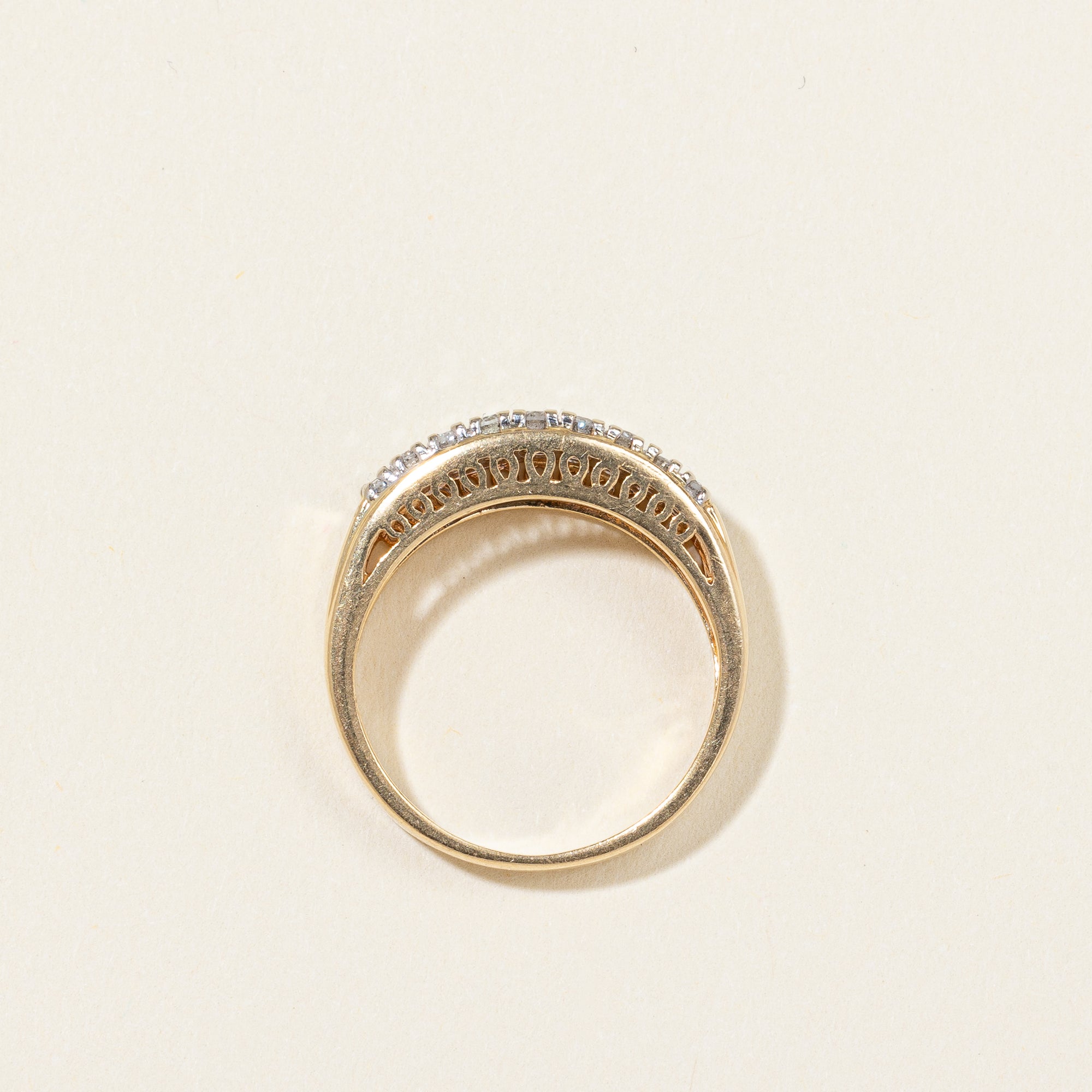 Diamond Cocktail Ring | 0.54ctw | SZ 5.5 |