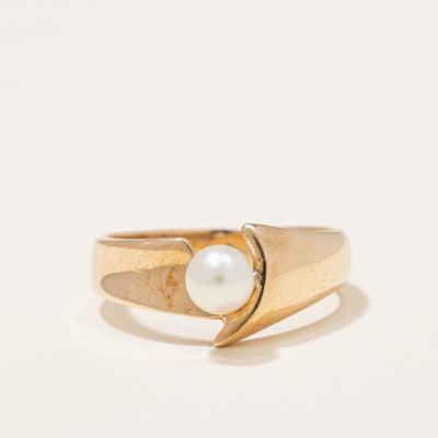 Cultured Pearl Cocktail Ring | 0.88 ct Pearl | SZ 6.5 |