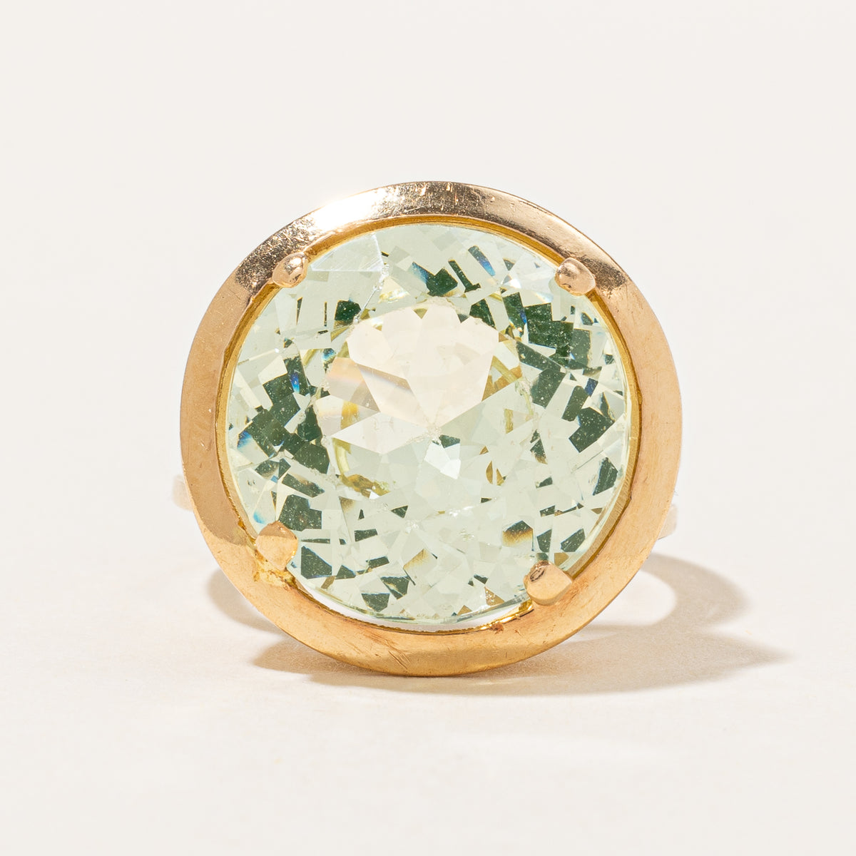 Vintage Synthetic Spinel Cocktail Ring | 11.05ct | SZ 6.5