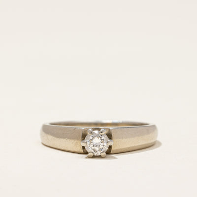 Solitaire Diamond Engagement Ring | 0.26 ctw | SZ 6.75 |