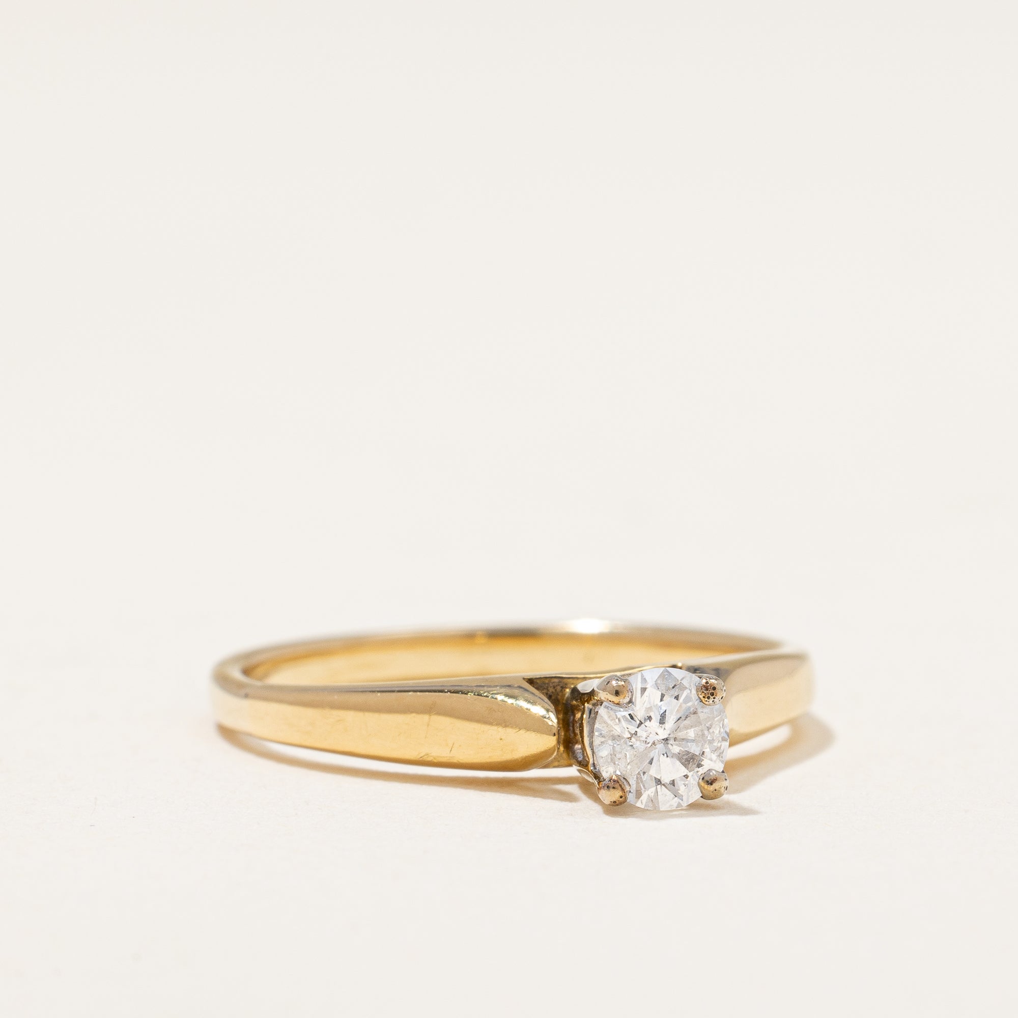 Diamond Solitaire Engagement Ring | 0.28 ctw | SZ 5.75 |