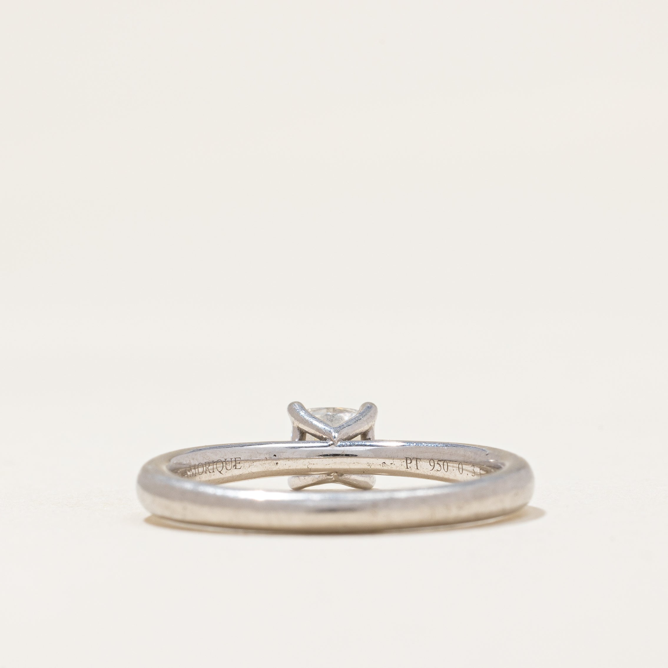 Birks' Cushion Cut Canadian Diamond Solitaire Ring | 0.31ct | SZ 5.5 |