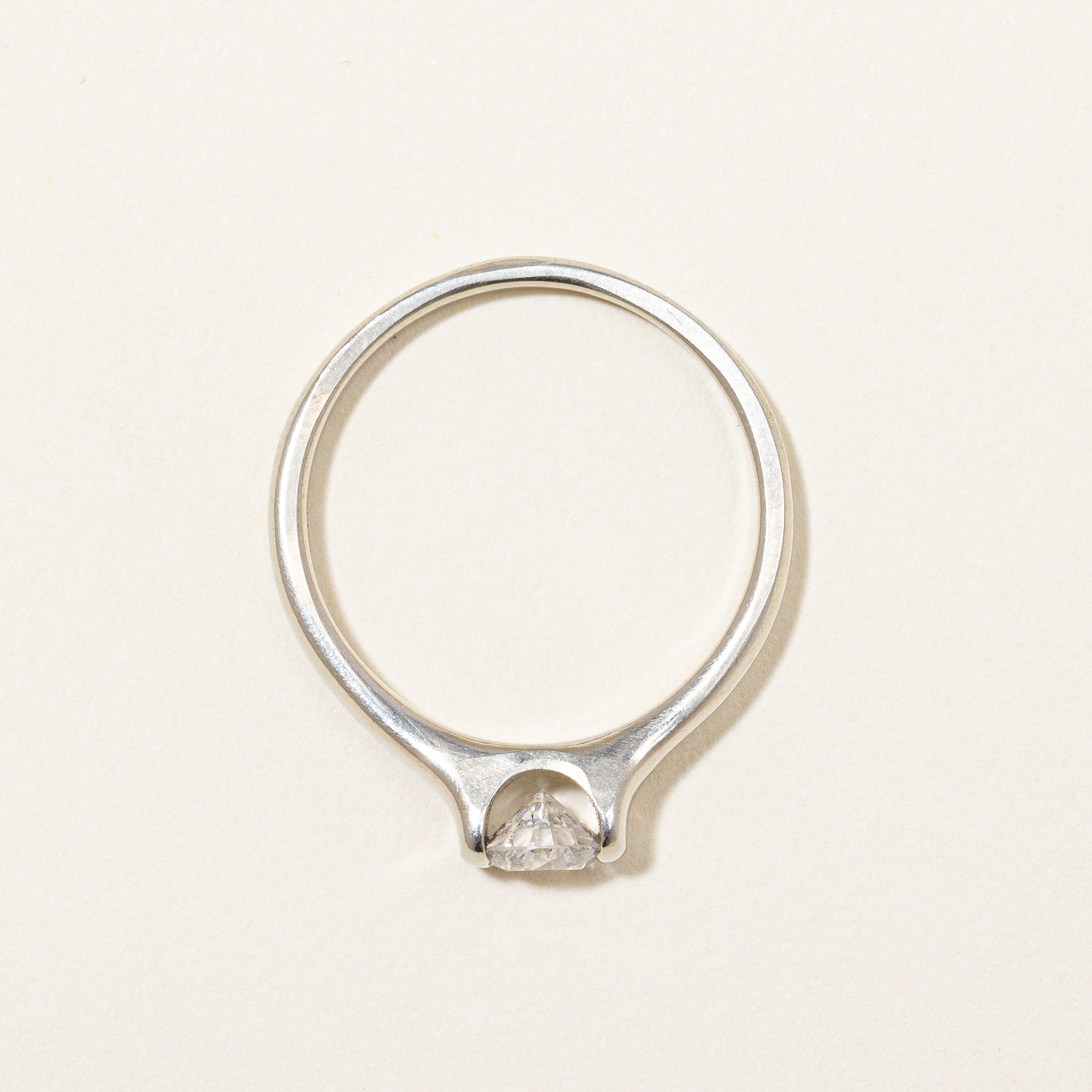 Tension Set Diamond Solitaire Ring | 0.47 ctw | SZ 6.75 |