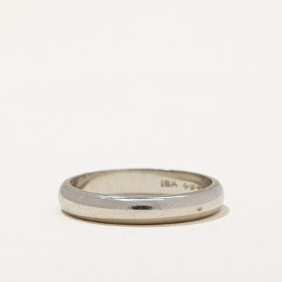 Birks' White Gold Wedding Band | SZ 6 |