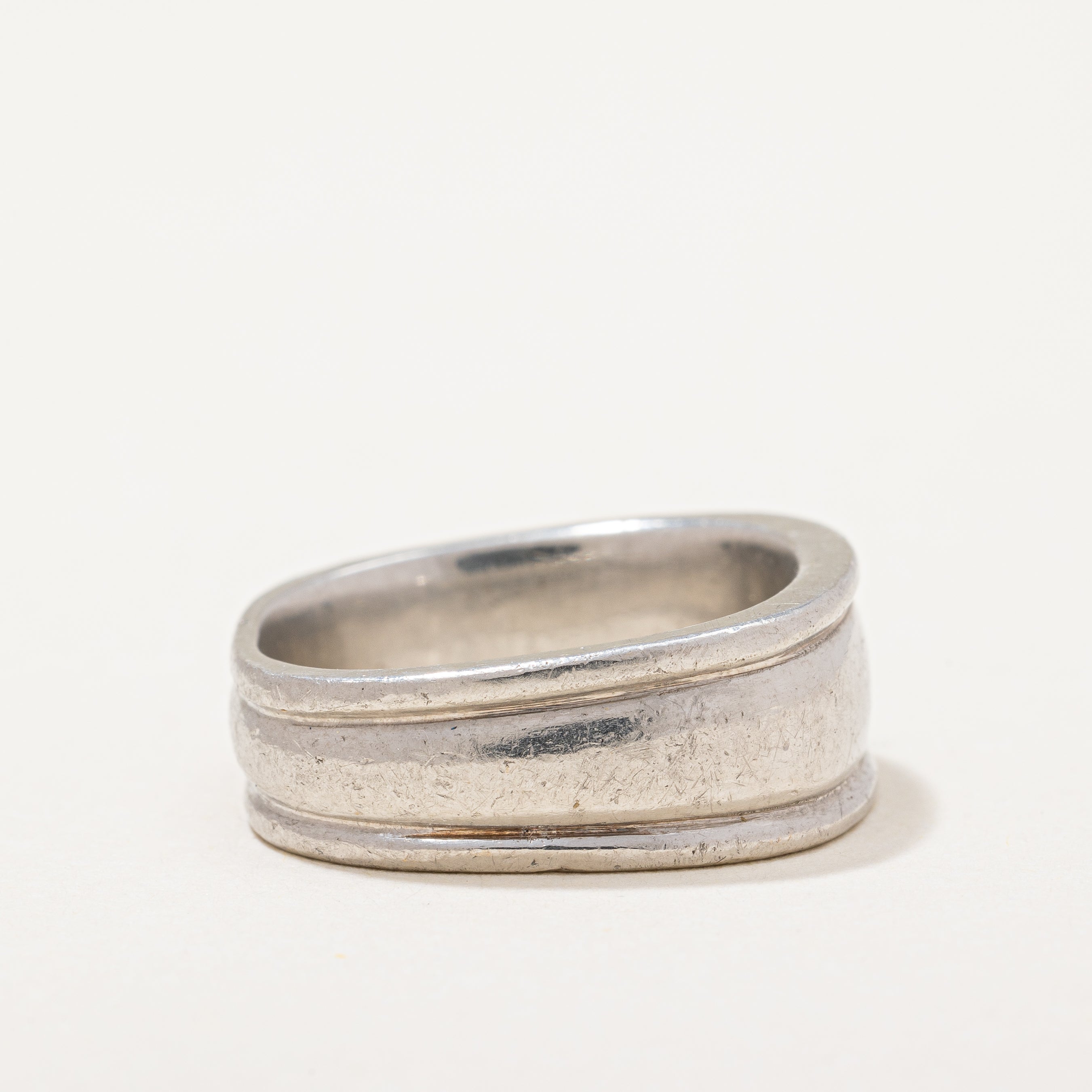 Soft Square Platinum Band | SZ 7.5 |