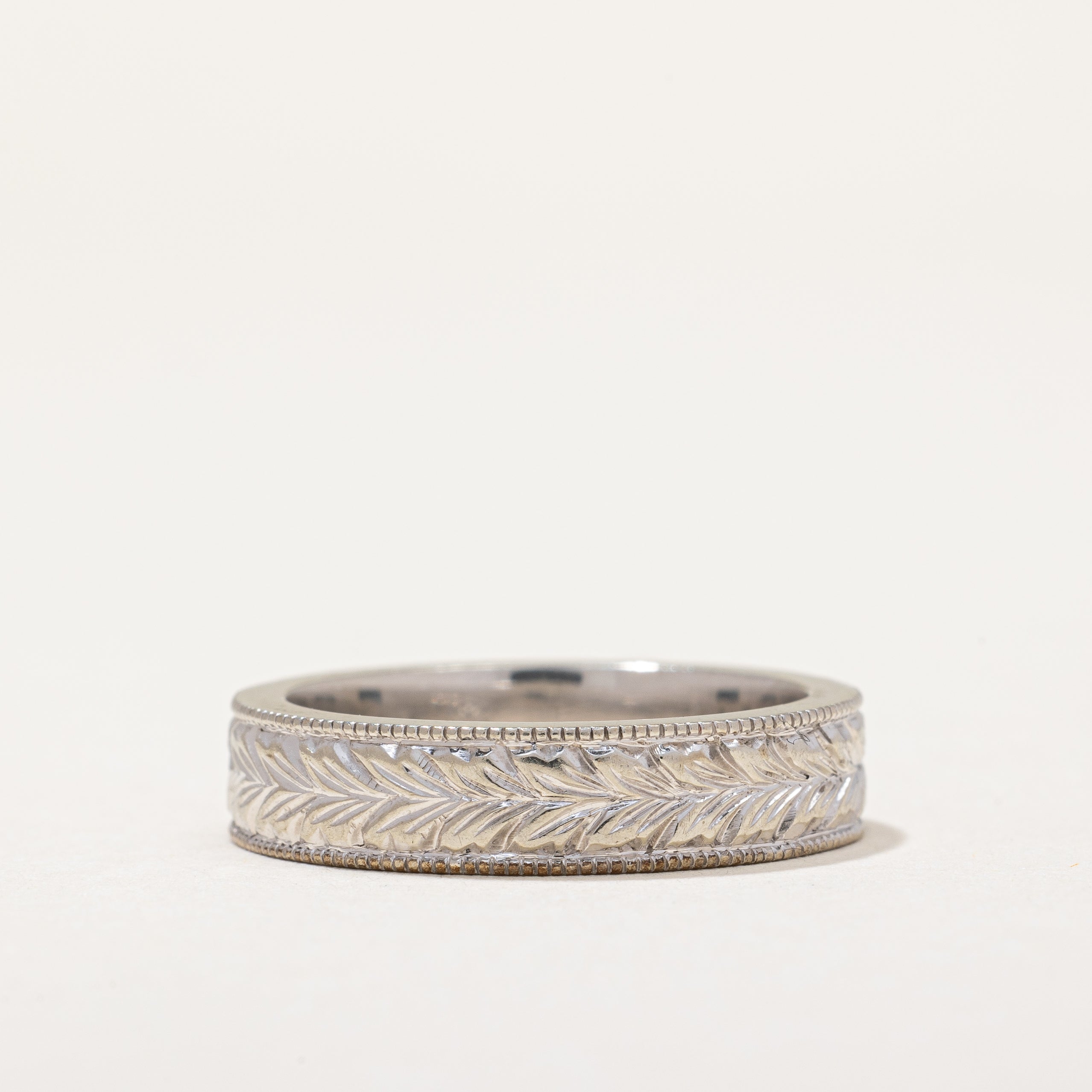 Milgrain & Foliage Patterned Band | SZ 7 |