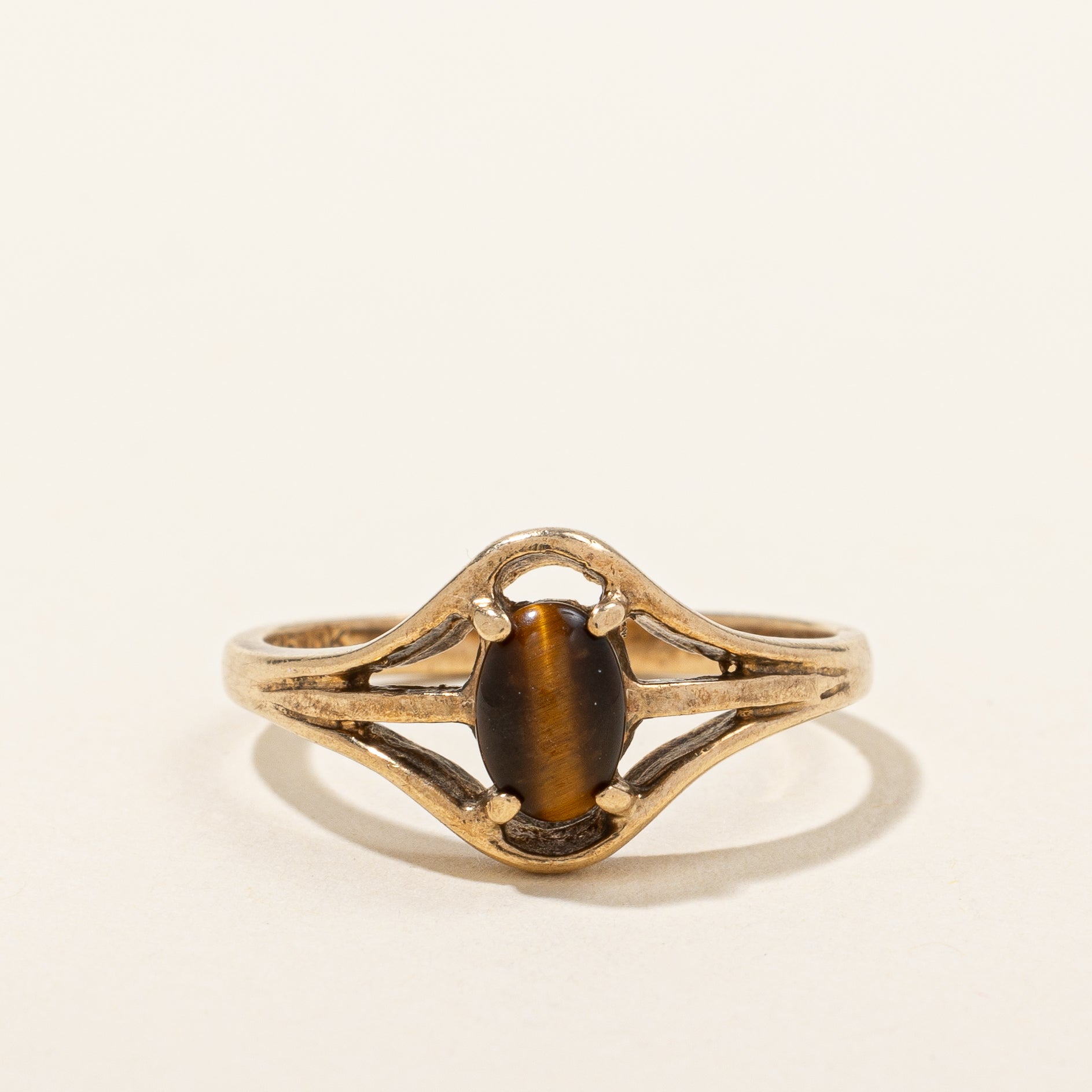 Tiger's Eye Quartz Ring | 0.35ct | SZ 6 |