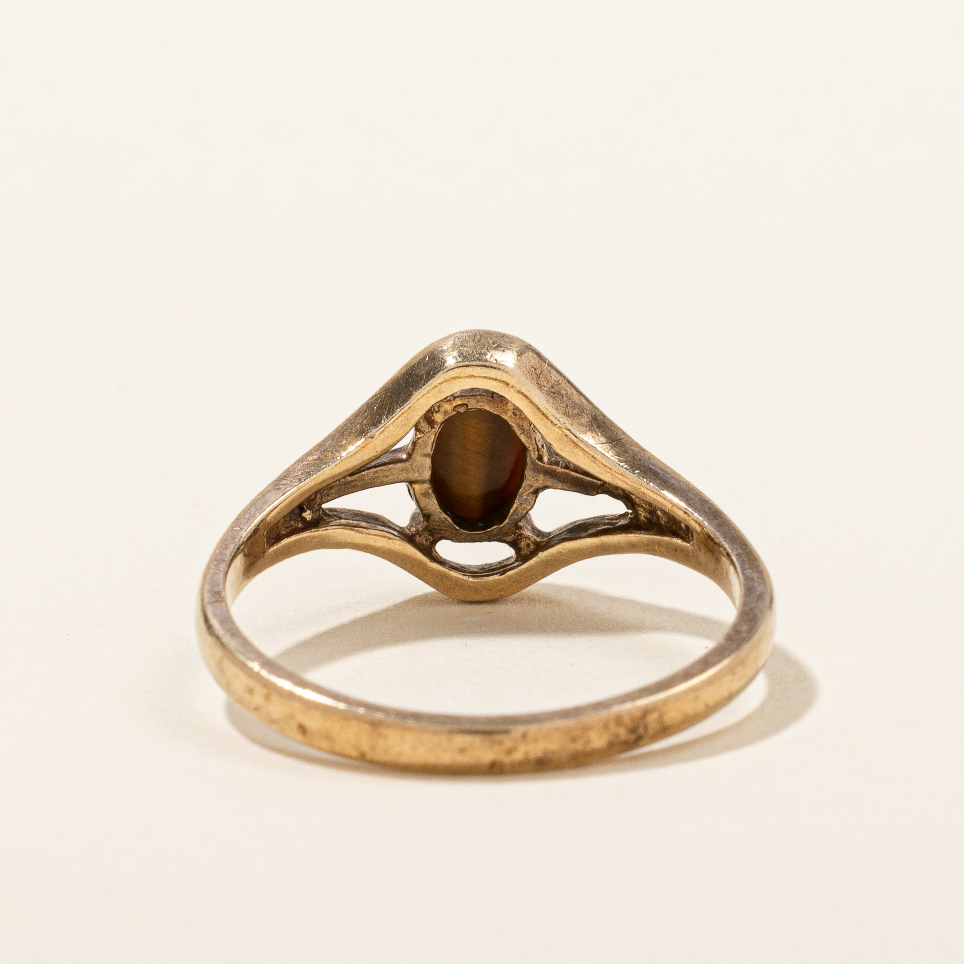 Tiger's Eye Quartz Ring | 0.35ct | SZ 6 |