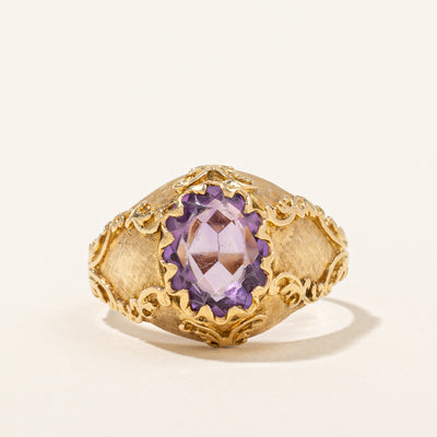 Amethyst Cocktail Ring | 1.20ct | SZ 5.75 |