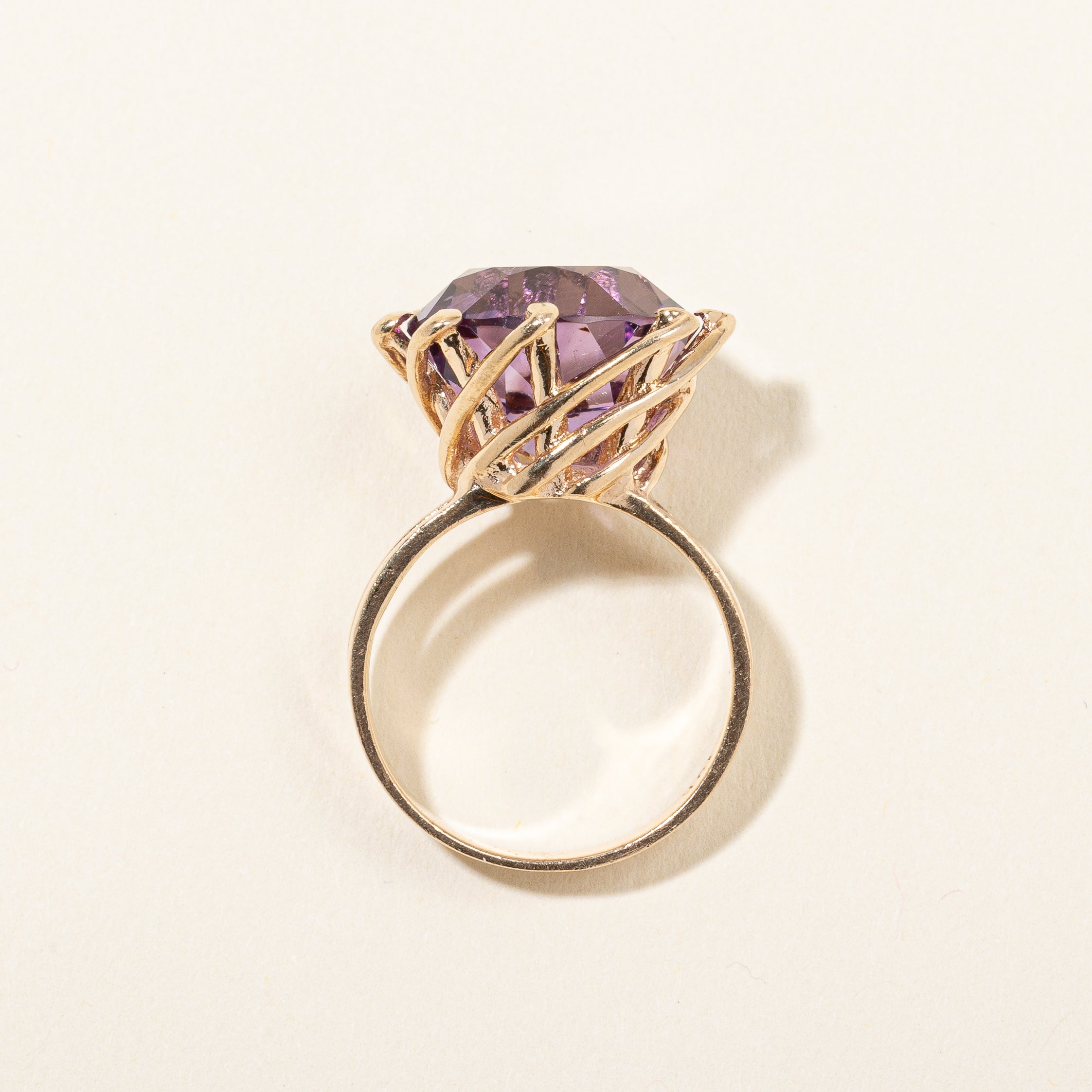 Amethyst Cocktail Ring | 11.00ct | SZ 6.75 |