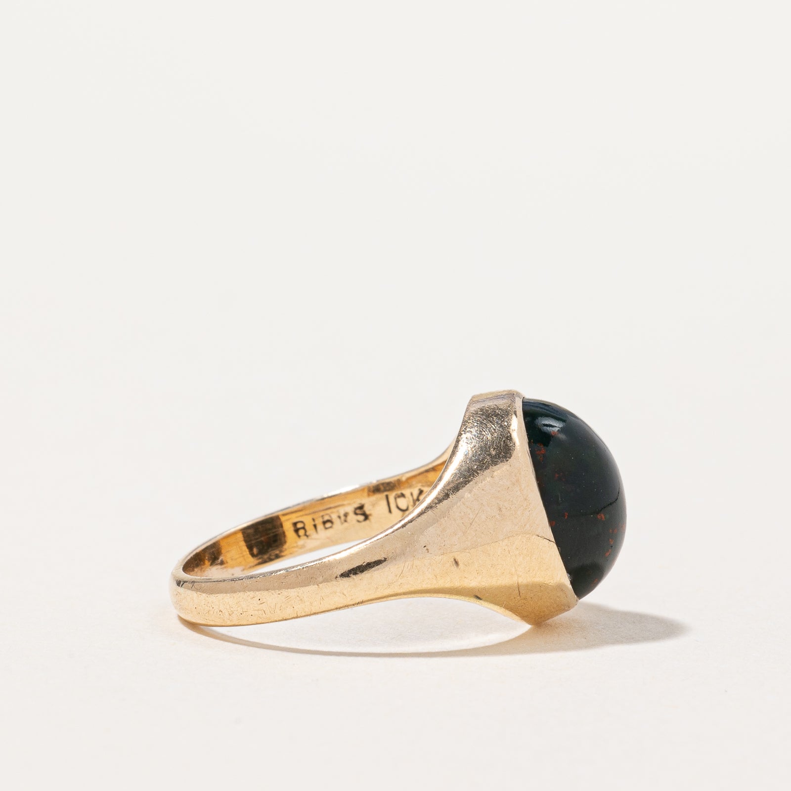 Birks' Bloodstone Signet Ring | 2.60ct | SZ 4.5 |
