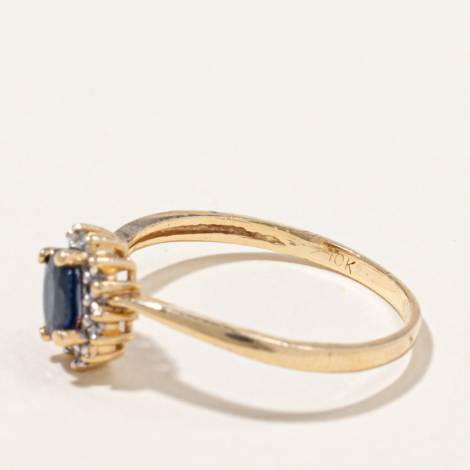 Sapphire & Diamond Ring | 0.36ct, 0.01ctw | SZ 8.5 |