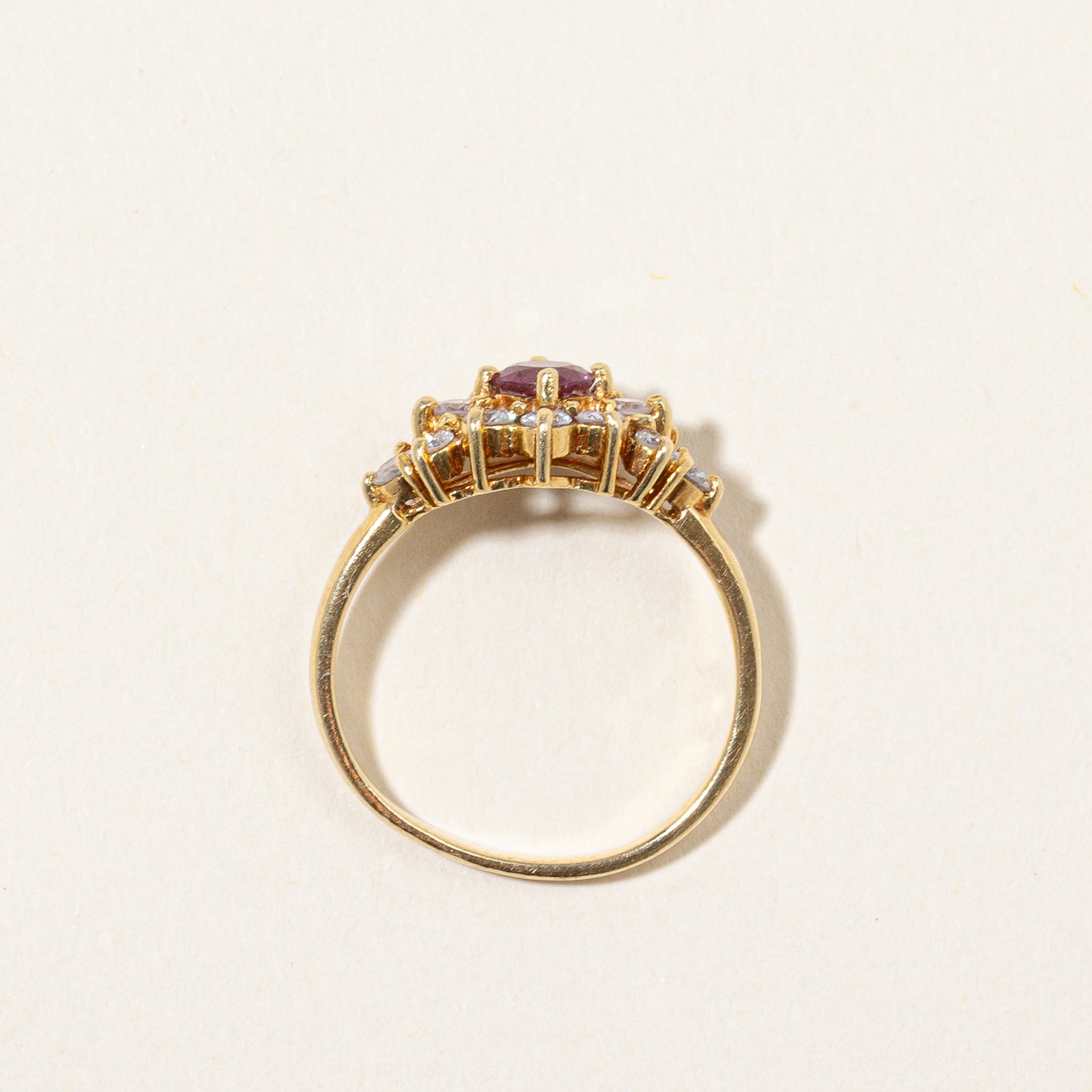 Diamond & Ruby Ring | 0.50ctw, 0.30ct | SZ 5 |