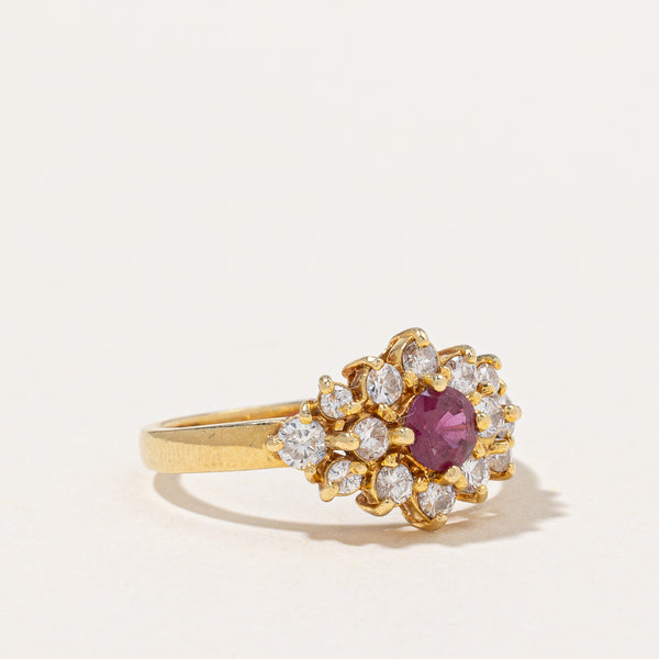 Diamond & Ruby Ring | 0.50ctw, 0.30ct | SZ 5 |