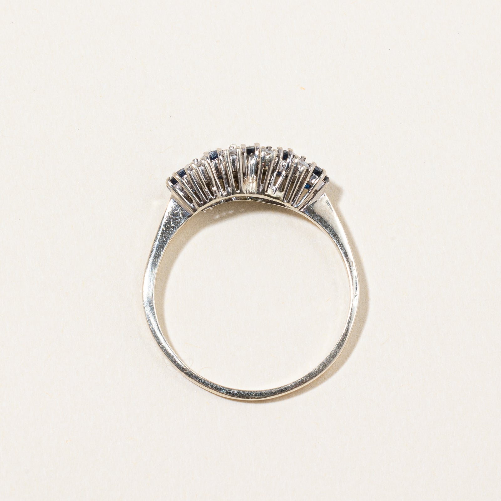Sapphire & Diamond Ring | 0.70ctw, 0.12ctw | SZ 7.5 |