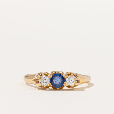 Diamond & Sapphire Ring | 0.36ctw, 0.20ct | SZ 5.75 |