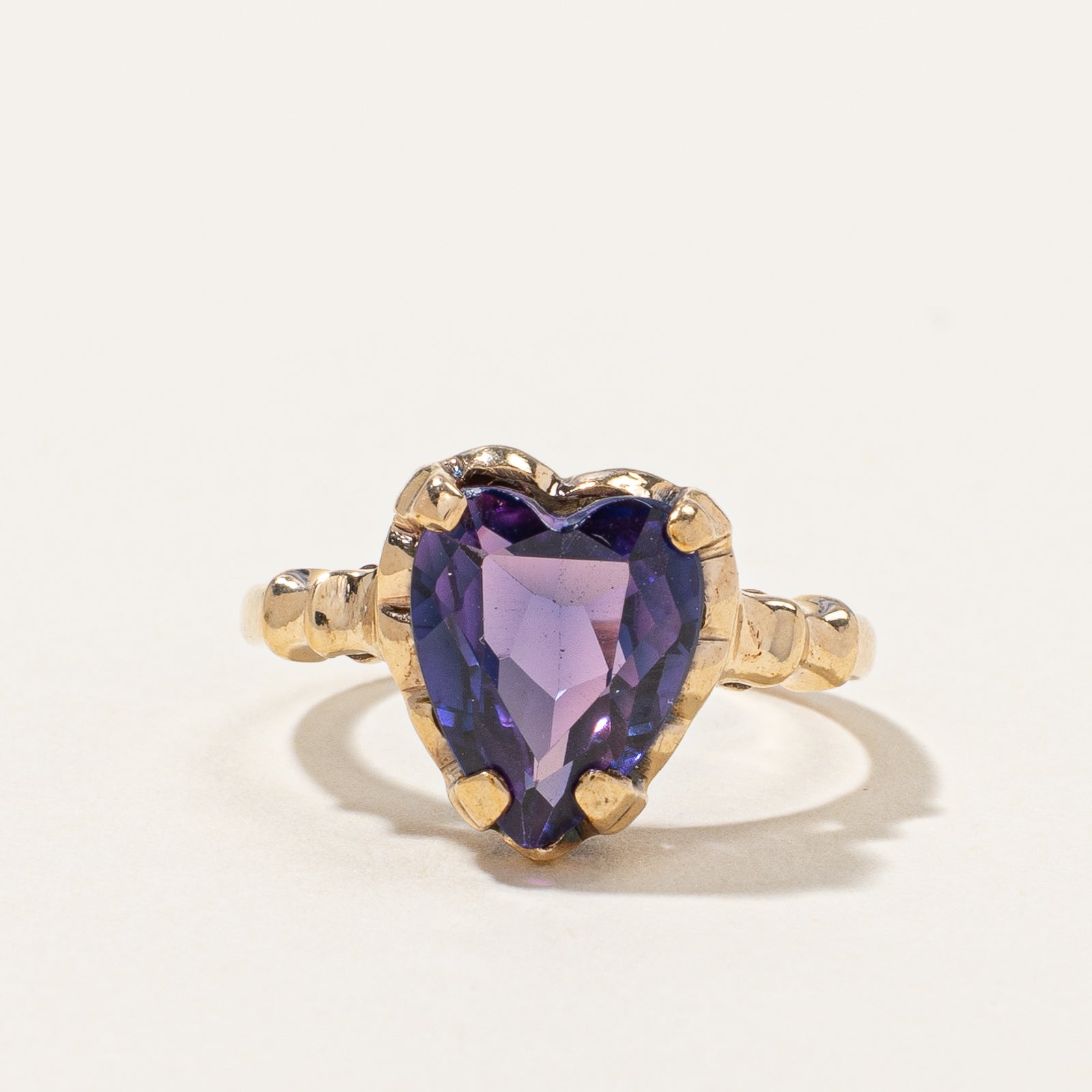 Synthetic Purple Sapphire Cocktail Ring | 2.75ct | SZ 4.25 |