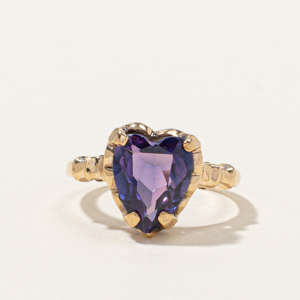 Synthetic Purple Sapphire Cocktail Ring | 2.75ct | SZ 4.25 |