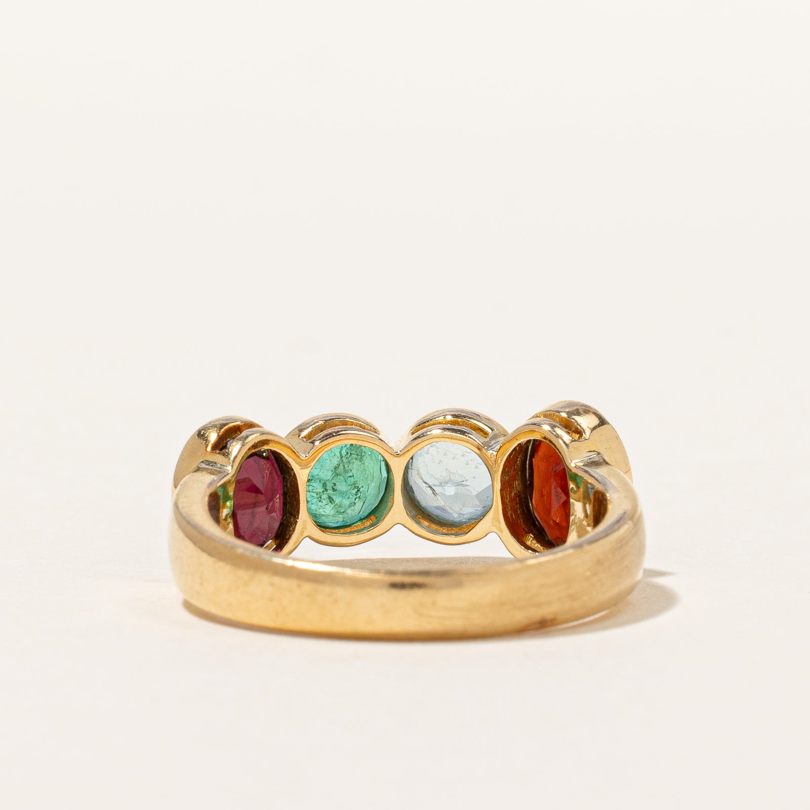 Bezel Set Mixed Gem Ring | 2.25ctw | SZ 6.25 |