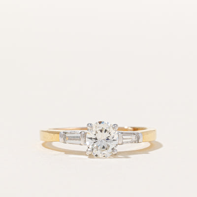 Vintage Colourless Diamond Engagement Ring | 0.66ctw | SZ 4.25 |