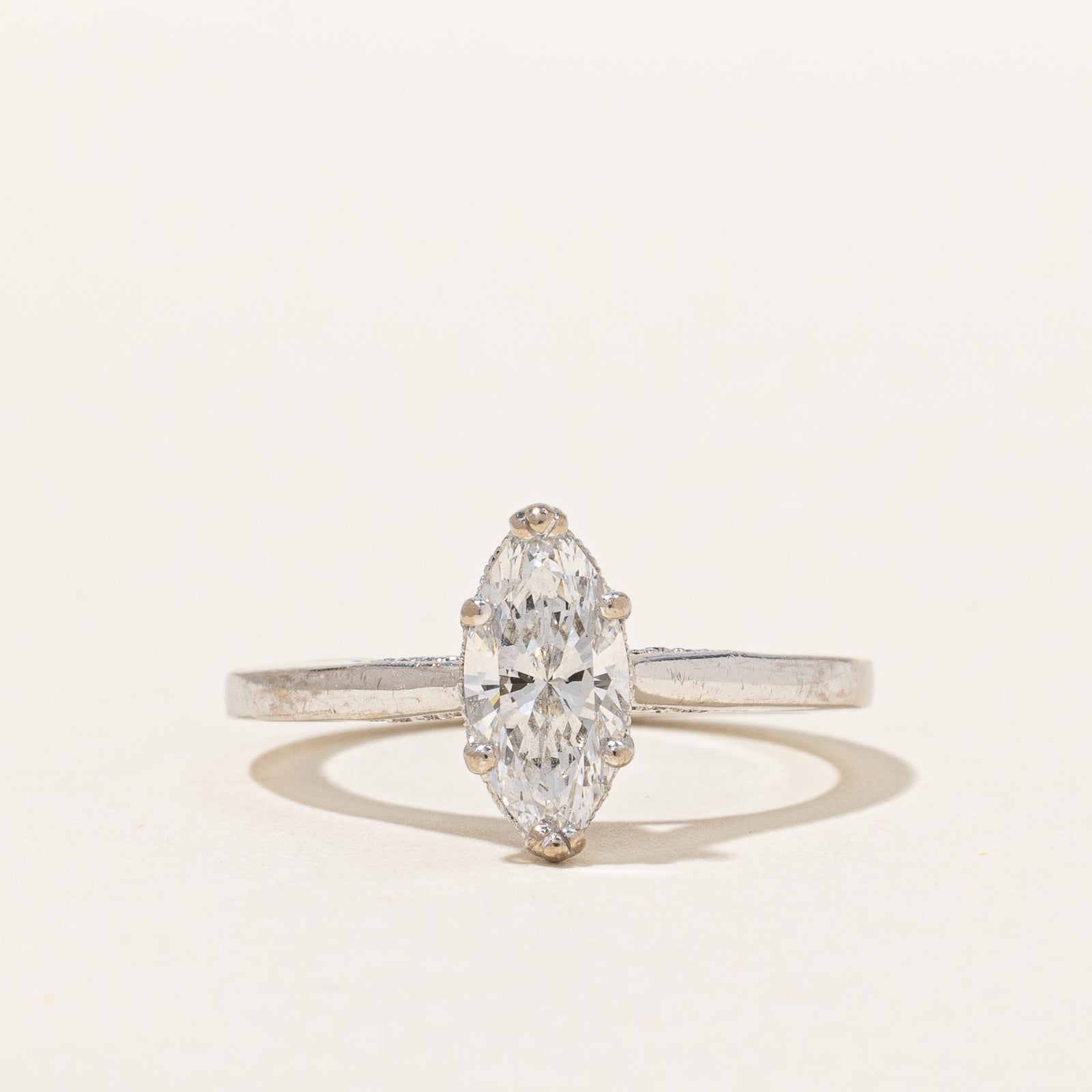 Tacori' Marquise Canadian Diamond Engagement Ring | 1.09ctw | SZ 6.5 |