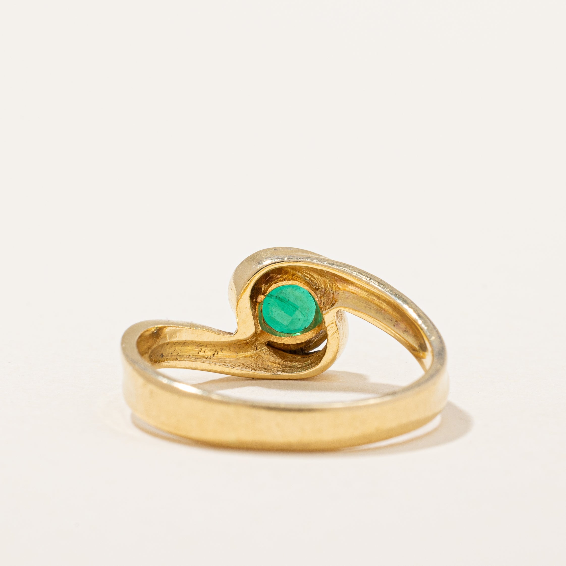 Bague cocktail émeraude | 0,30 ct | Taille 5 | 