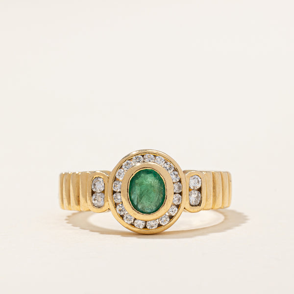 Emerald & Diamond Ring | 0.35ct, 0.20ctw | 6 |