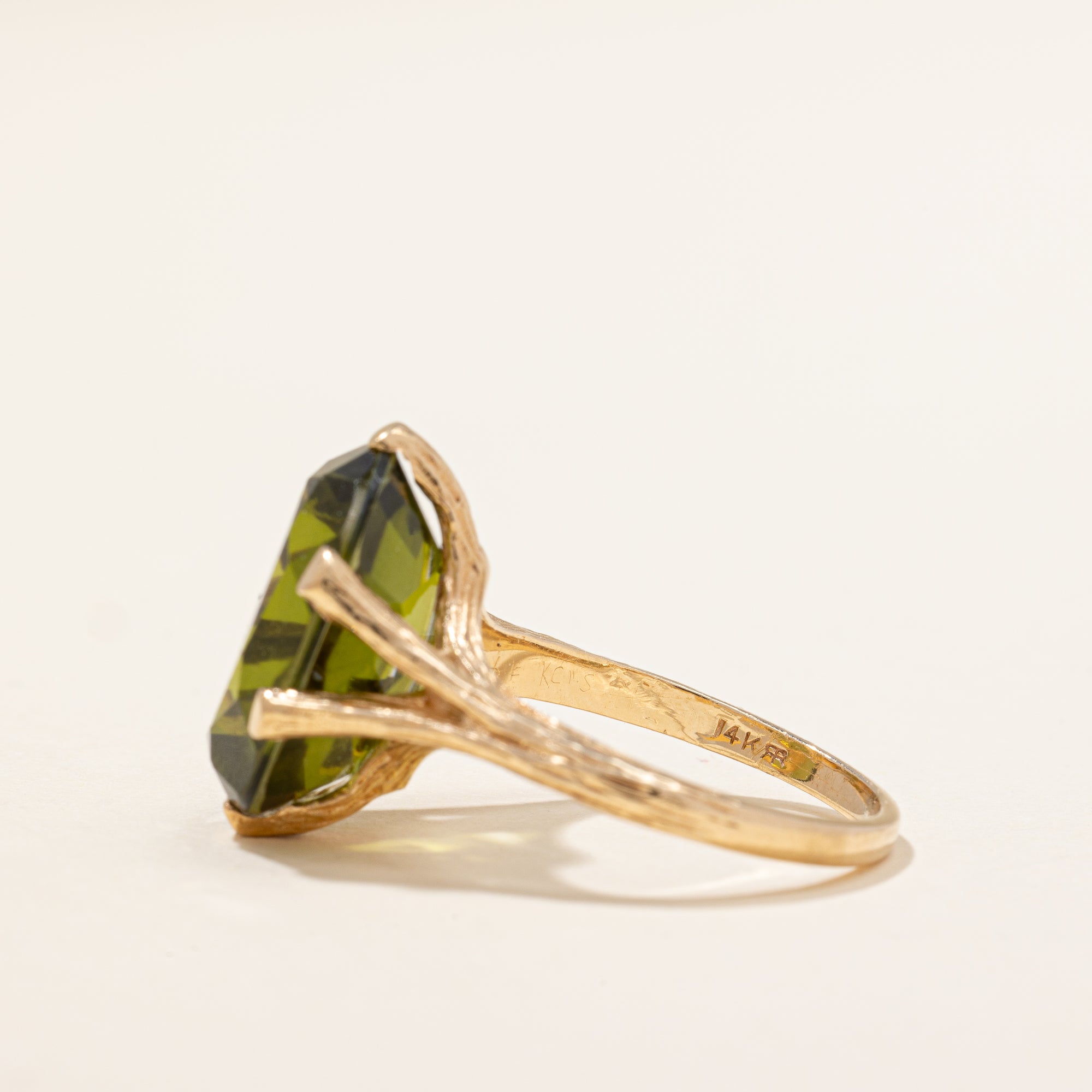 'Birks' Glass Cocktail Ring | 10.00ct | SZ 7.5 |