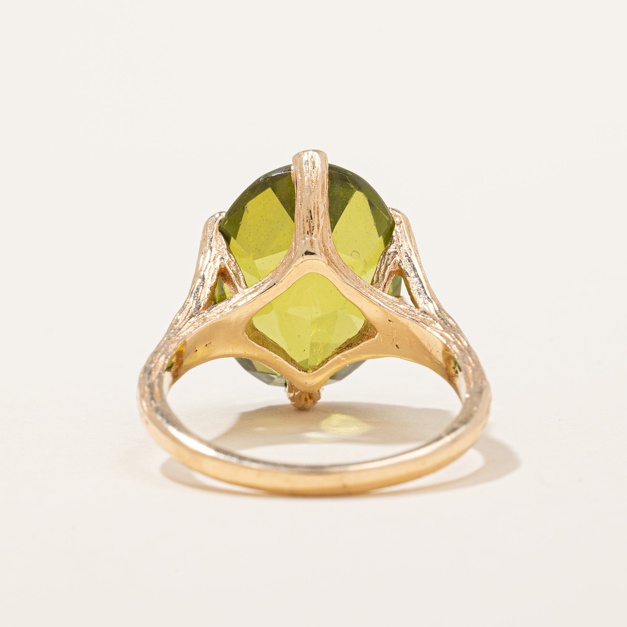 'Birks' Glass Cocktail Ring | 10.00ct | SZ 7.5 |