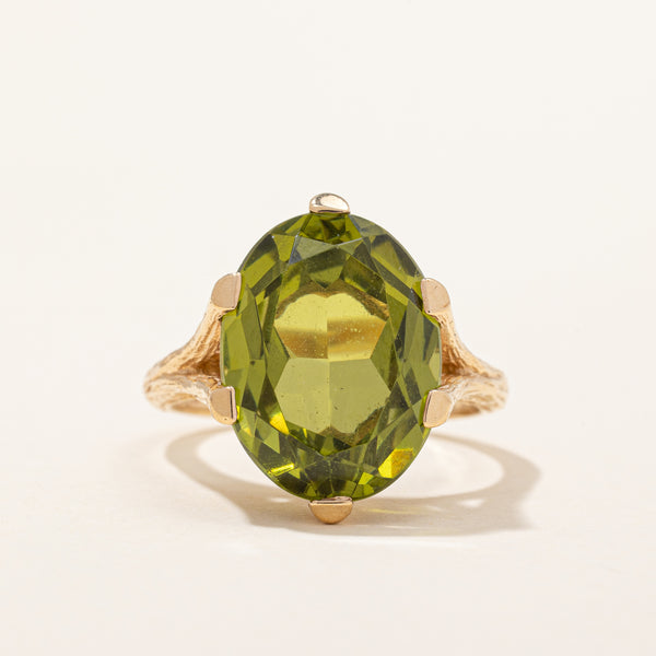 'Birks' Glass Cocktail Ring | 10.00ct | SZ 7.5 |