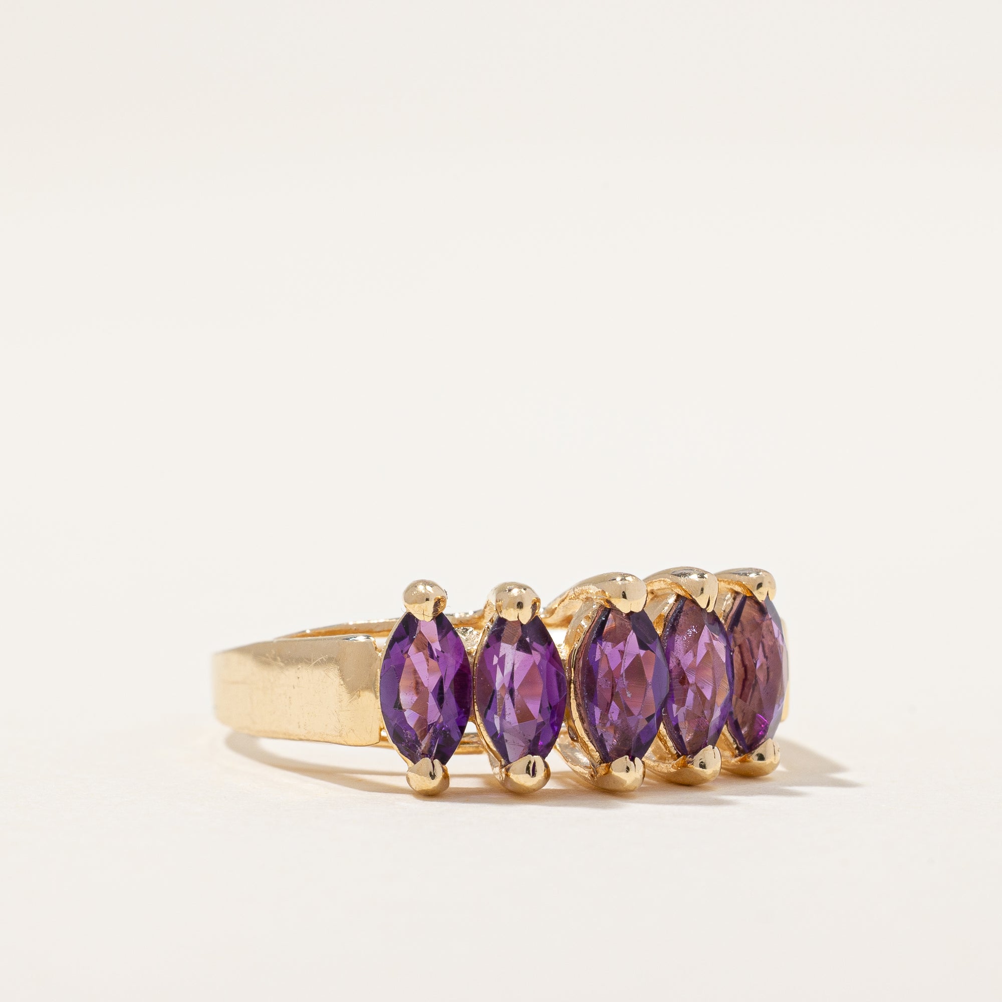 High Set Amethyst Ring | 1.00ctw | SZ 6.25 |