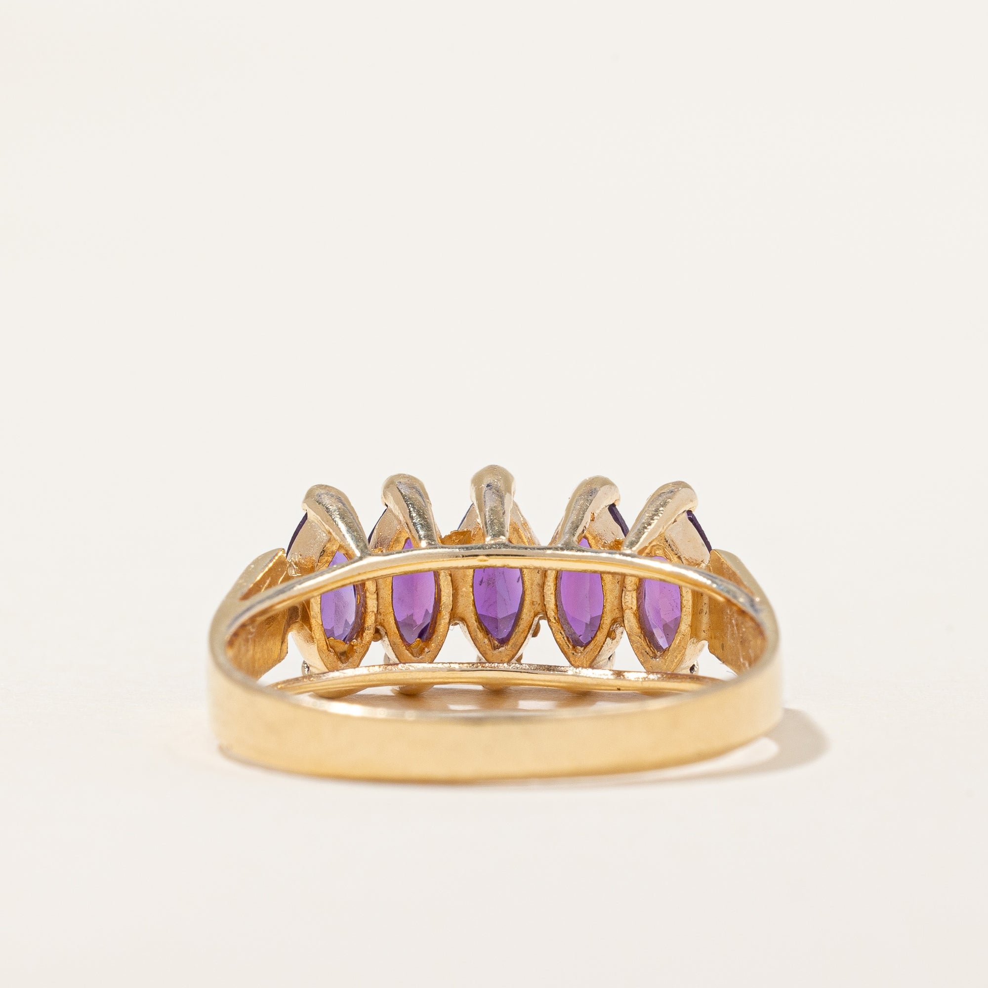 High Set Amethyst Ring | 1.00ctw | SZ 6.25 |