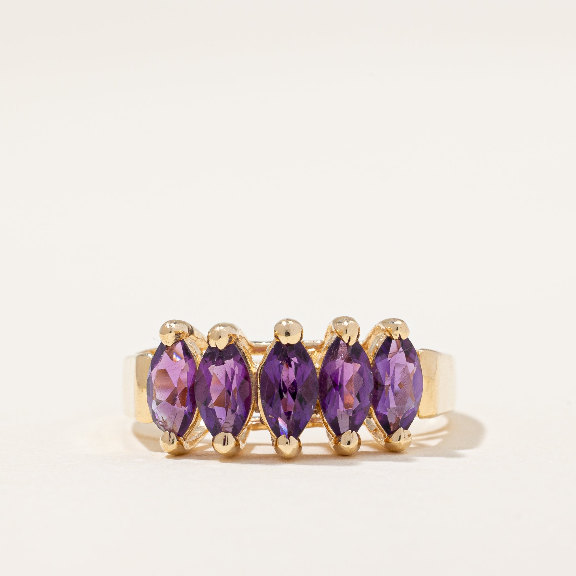 High Set Amethyst Ring | 1.00ctw | SZ 6.25 |