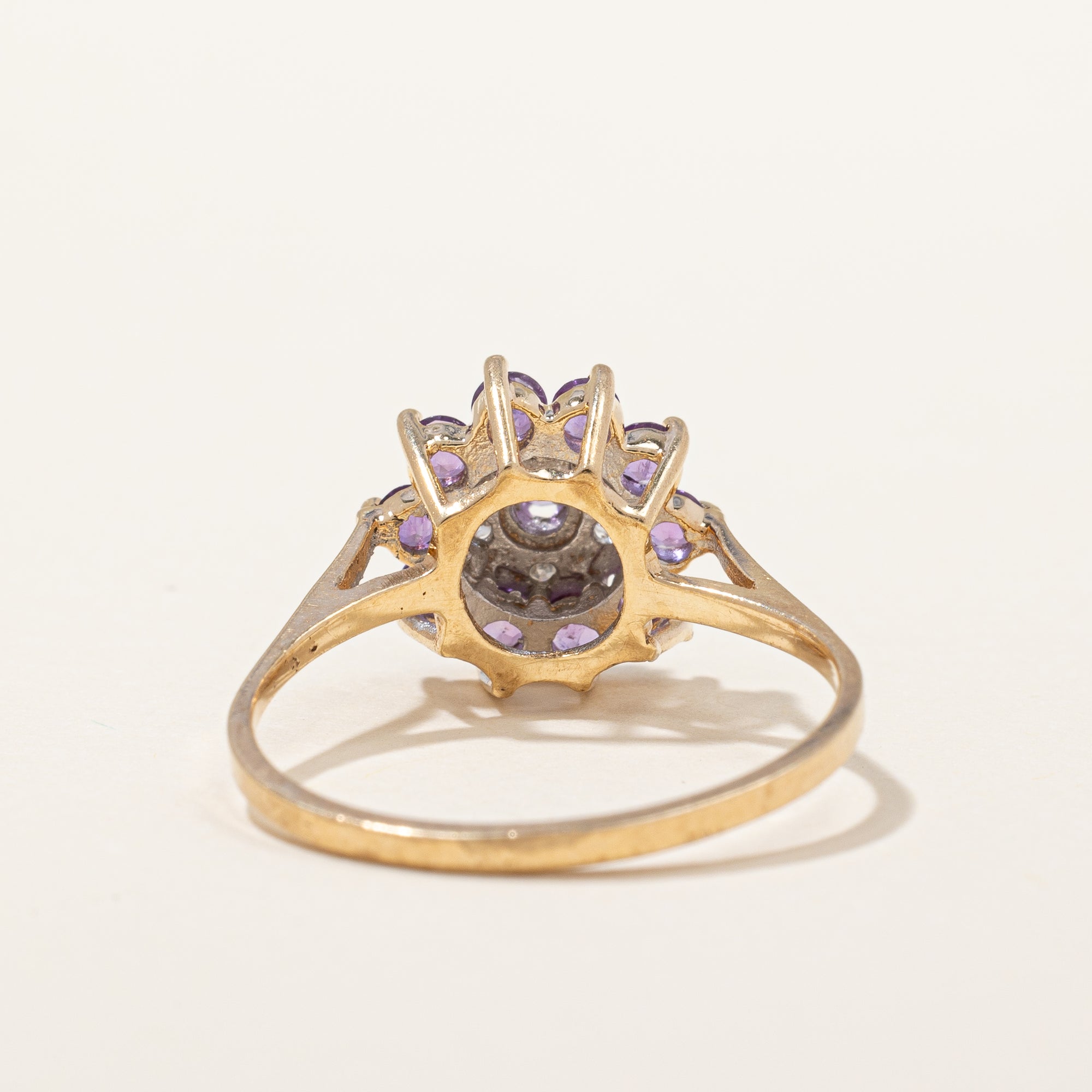 Amethyst & Diamond Cocktail Ring | 0.40ctw, 0.03ctw | SZ 6.75 |