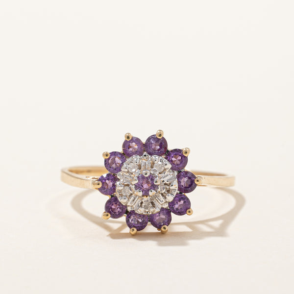 Amethyst & Diamond Cocktail Ring | 0.40ctw, 0.03ctw | SZ 6.75 |