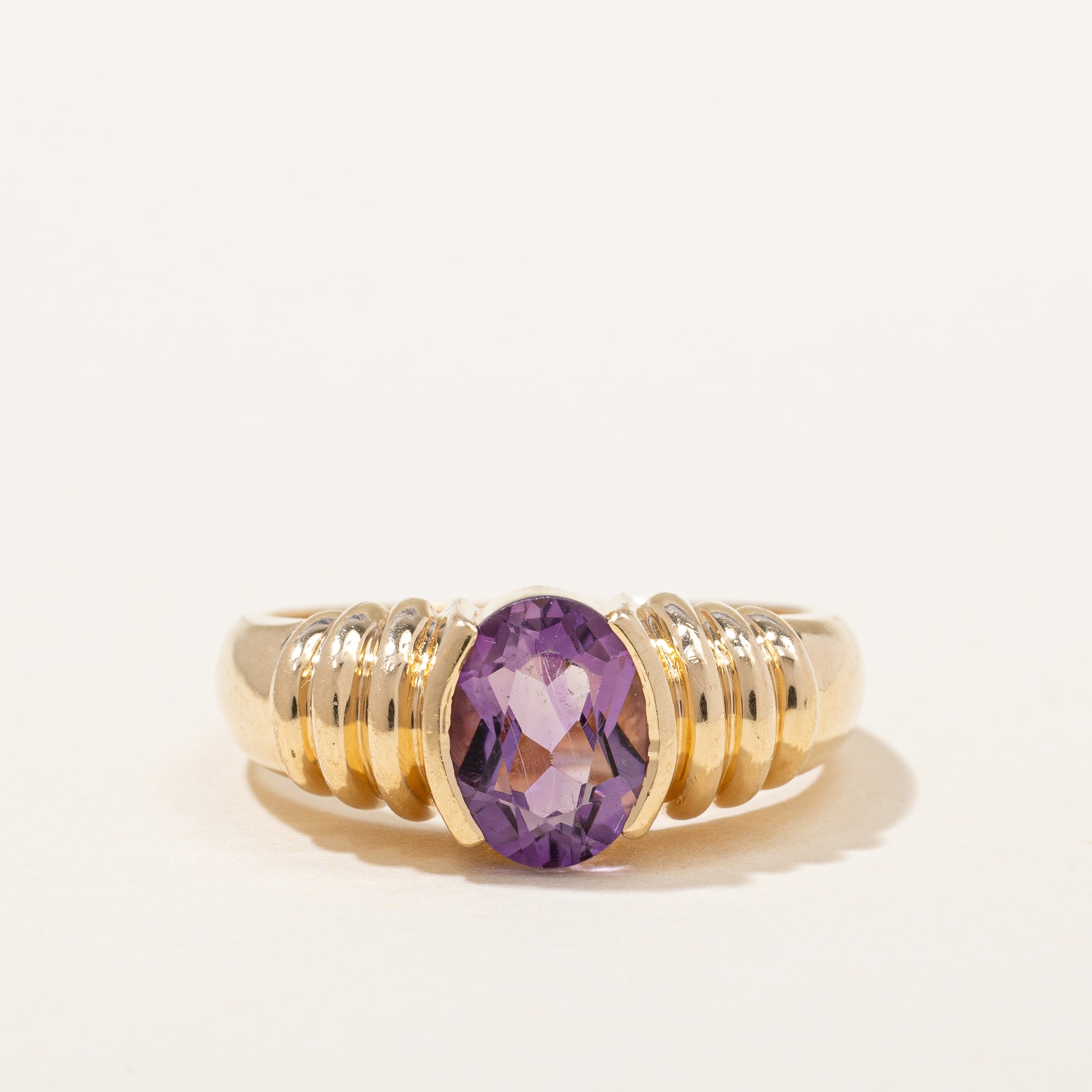 'Birks' Amethyst Cocktail Ring | 0.95ct | SZ 5.75 |