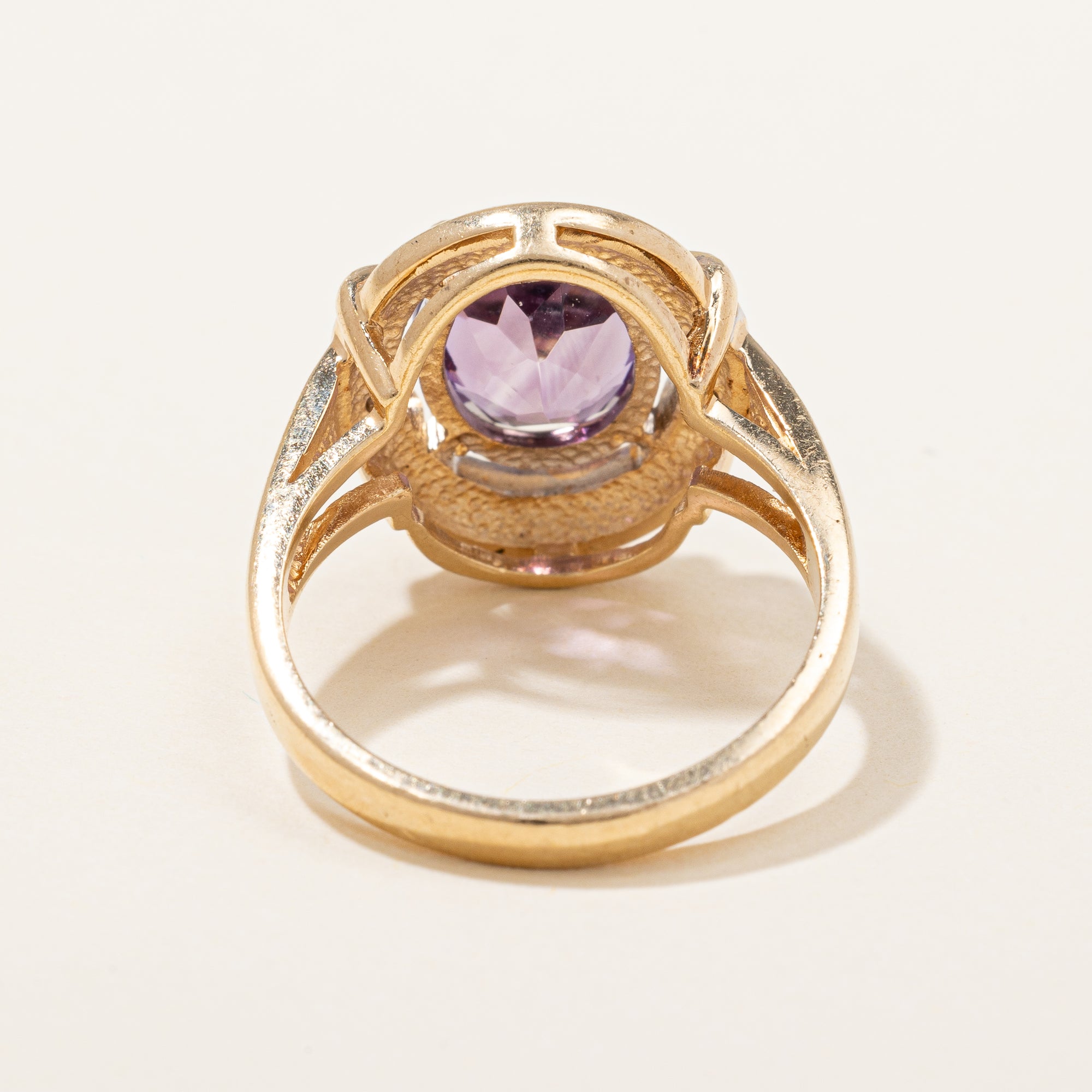 Amethyst & Diamond Cocktail Ring | 2.15ct, 0.04ctw | SZ 6.25 |