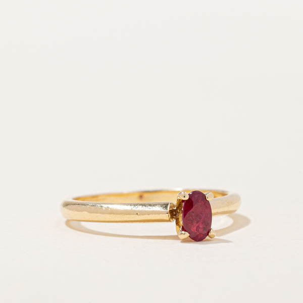 Synthetic Ruby Ring | 0.24ct | SZ 5.5 |