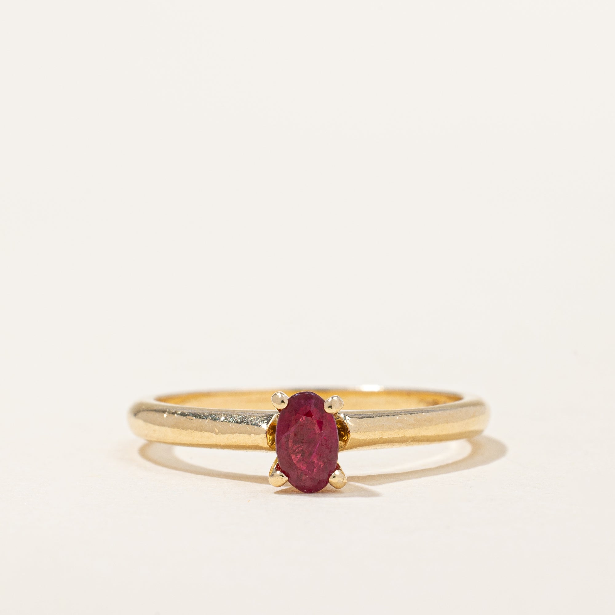 Synthetic Ruby Ring | 0.24ct | SZ 5.5 |