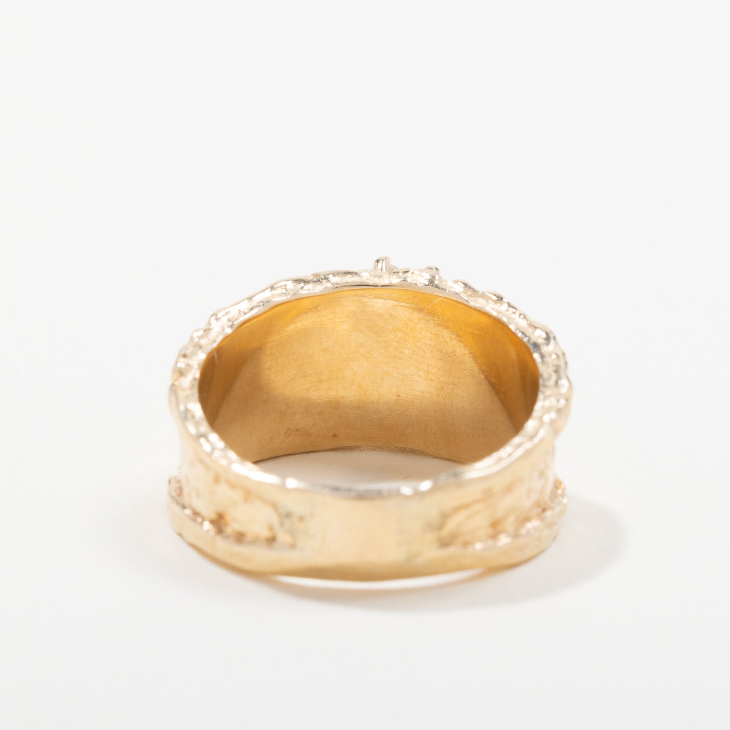 14k Yellow Gold Opal Cabochon Diamond Ring | 0.16 ctw, 0.18ct | SZ 6